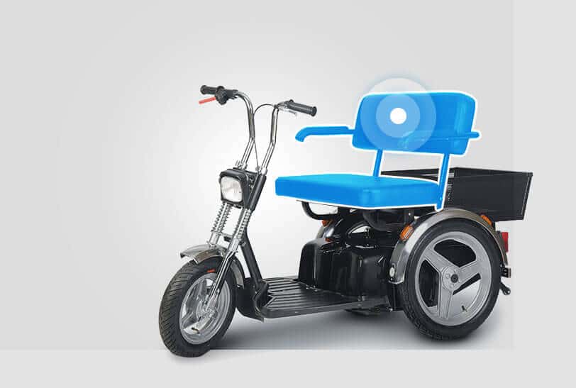 Scooter Eléctrico Todo Terreno de Movilidad de 3 Ruedas Afiscooter